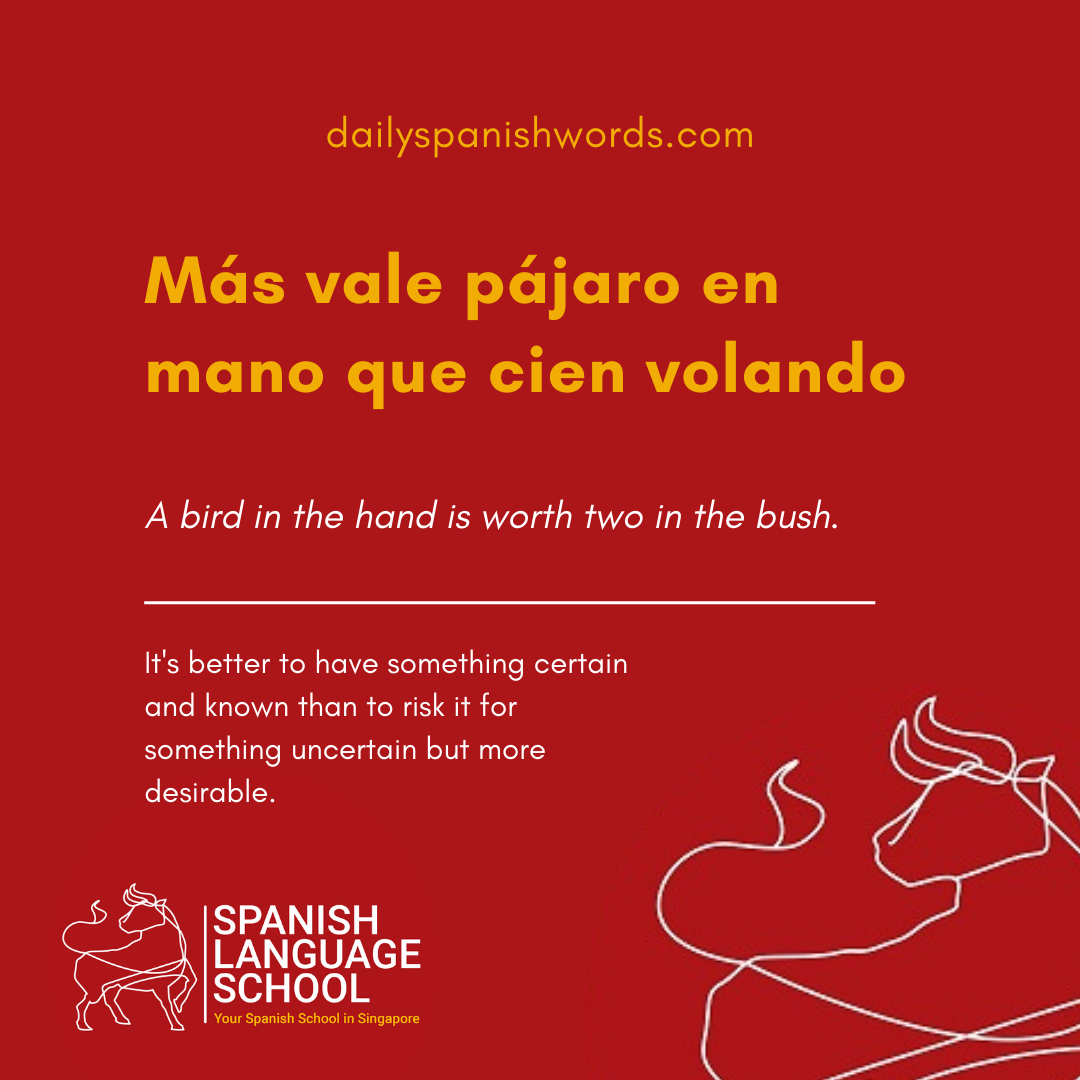 Spanish Idiom of the day!