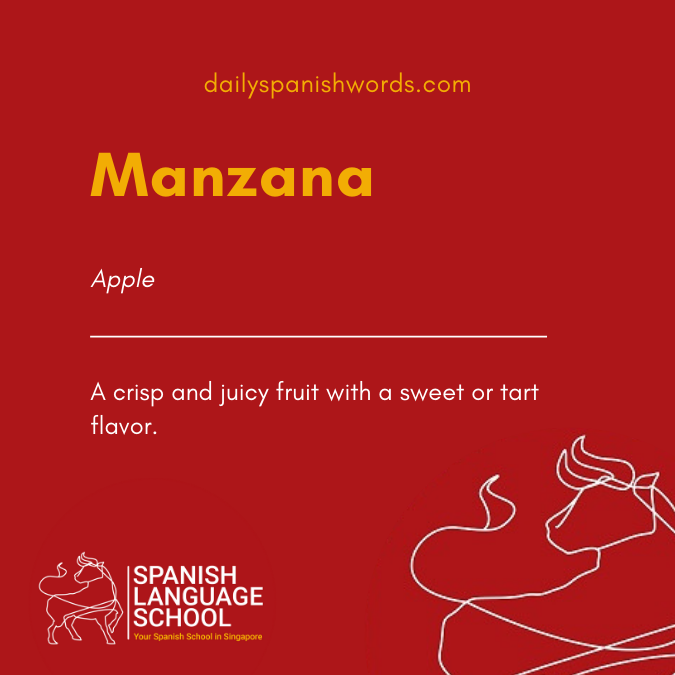 A Spanish Word a Day –  Manzana