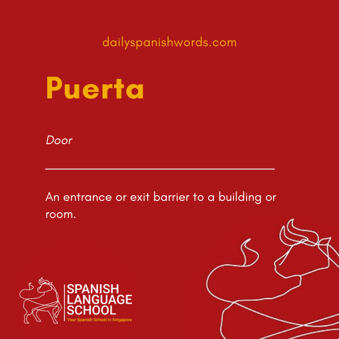 A Spanish Word a Day –  Puerta