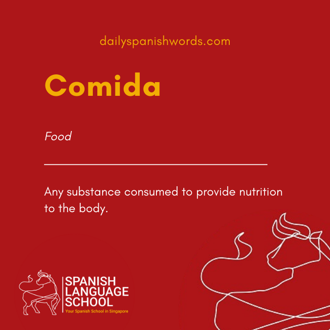 A Spanish Word a Day –  Comida