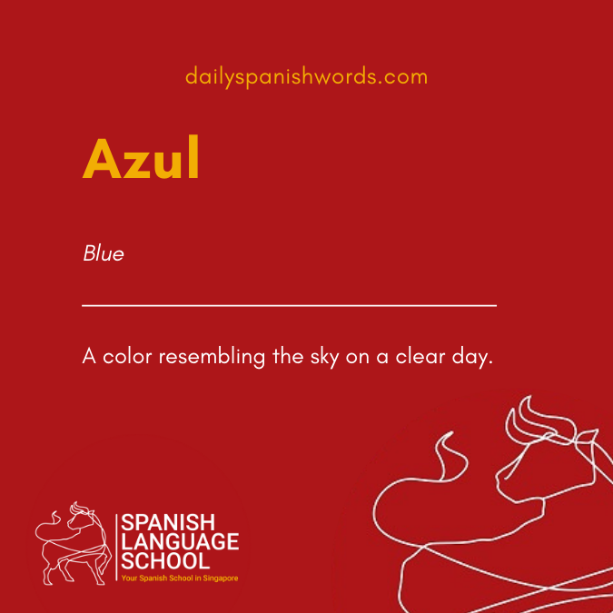 A Spanish Word a Day –  Azul