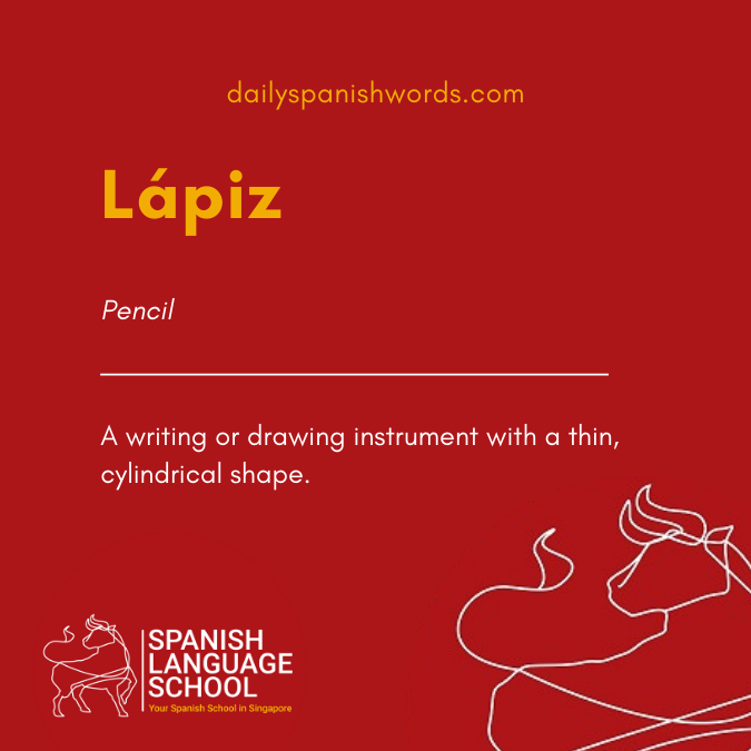 A Spanish Word a Day –  Lápiz
